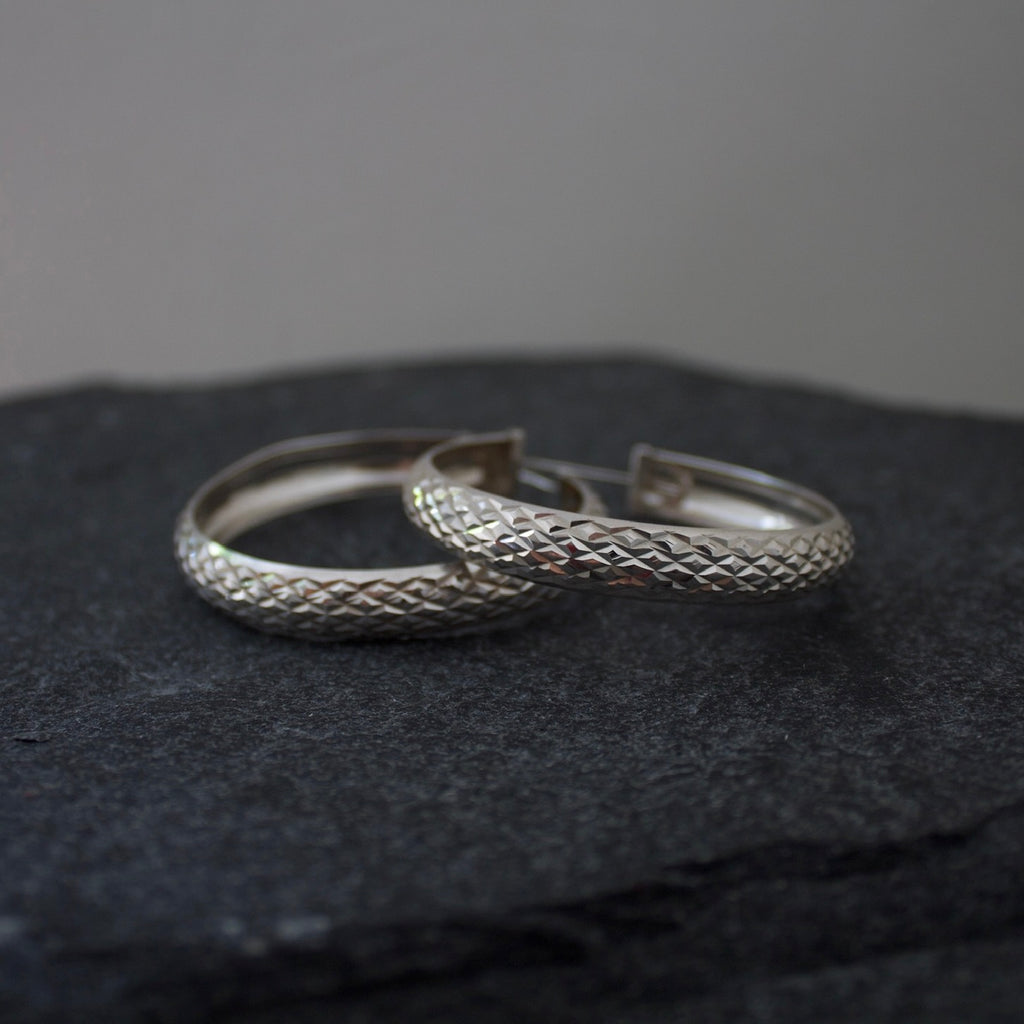 Statement Silver Hoops
