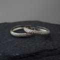 Statement Silver Hoops