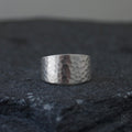 925 Hammered Silver Ring