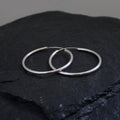 925 Silver Hoops