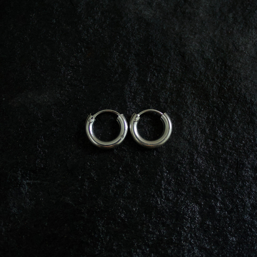 Small 3mm Silver Hoops