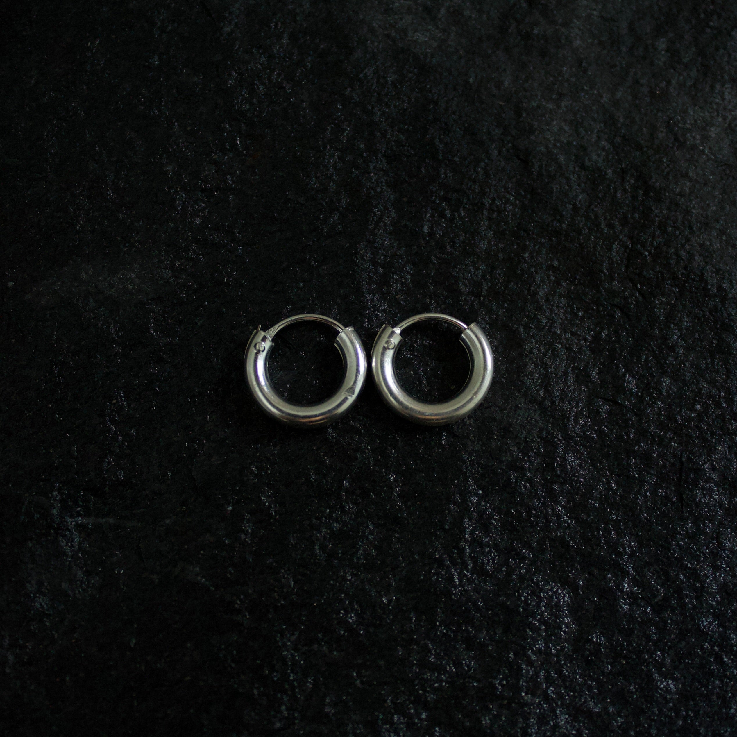 Small 3mm Silver Hoops