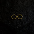 Small 2mm Gold Hoops