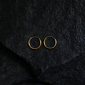 Small 1.2mm Gold Hoops