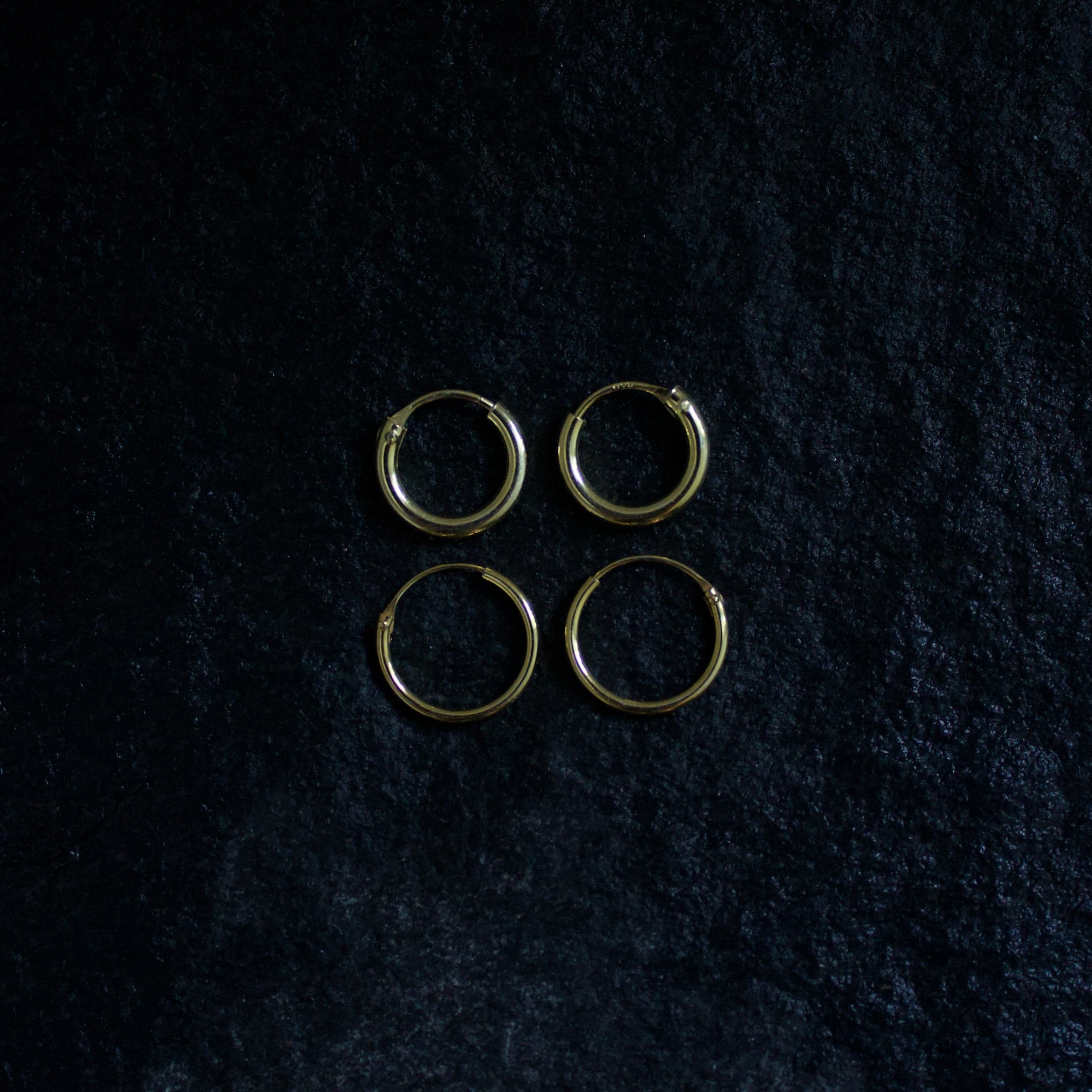 Small 2mm Gold Hoops