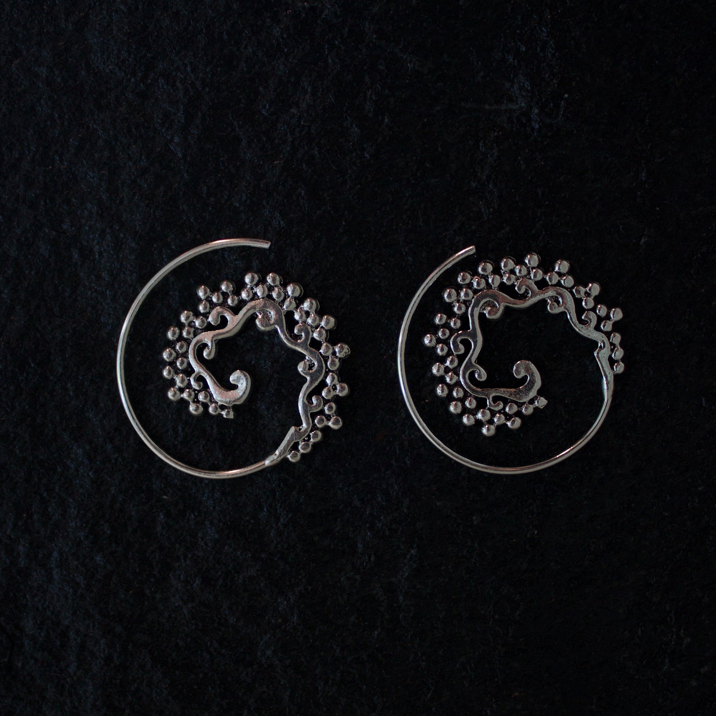 Eclipse Spiral Earrings