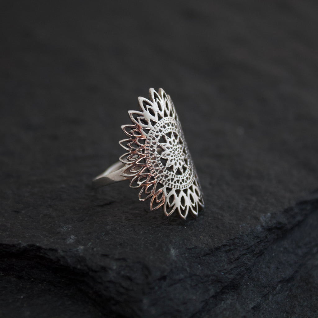 Solara Filigree Ring