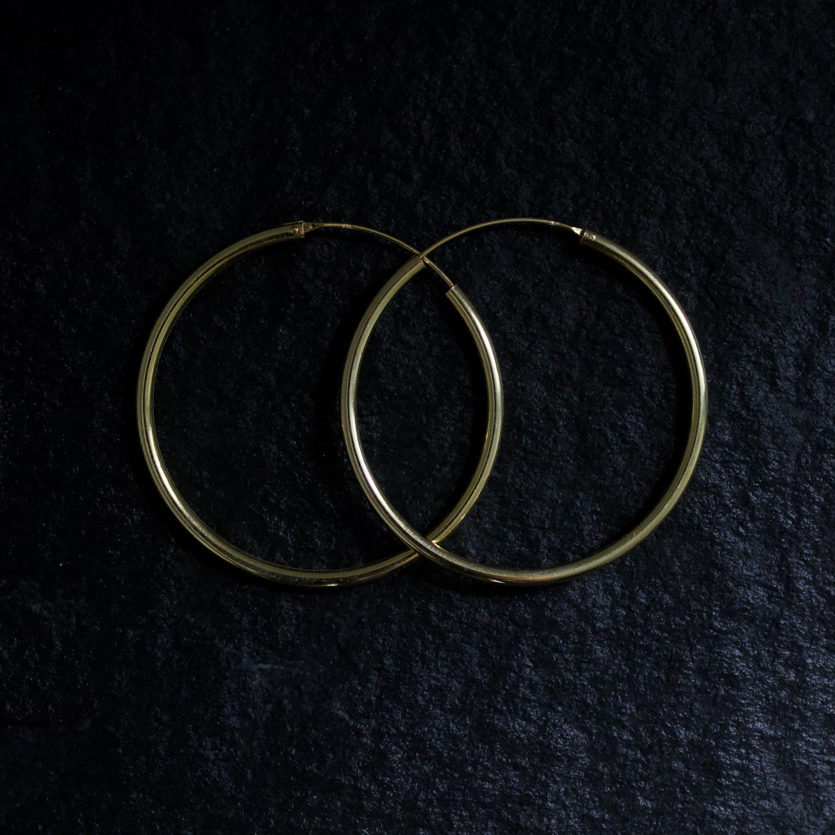 3mm Gold Hoops