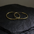 3mm Gold Hoops
